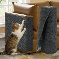 Feliskyn couch-scratch-protector guards sofas from claws with easy peel-and-stick install.