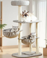 Feliskyn small cat tree towerβcompact multi-level condo ideal for 2β3 cats.