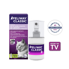 Feliway Classic on a blanket creates a calming area for cats