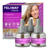 FELIWAY Classic refill 48ml pack supports a calmer home for cats.