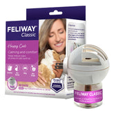 Feliway Classic starter kit with 48ml refill for ongoing feline calm.