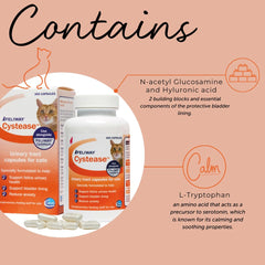Capsules sprinkled into cat food for convenient administration
