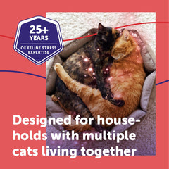 FELIWAY MultiCat calm at home concept with relaxed cats