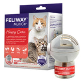 Feliway MultiCat plug-in diffuser starter kit ready for calm multi-cat homes.