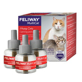 FELIWAY MultiCat refill pack 3x48ml for extended calming support in multi-cat homes