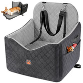 Felixora dog car seat with side opening for easy loading.
