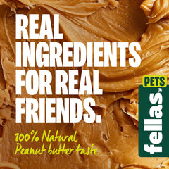 Fellas Pets high-collagen chicken feet support joints and mobility.