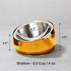 Felli Oblik removable shallow dish for easy cleaning.