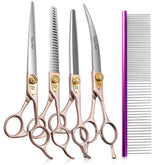 Fenice Peak straight grooming scissors for precise cuts and smooth trims