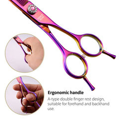 Fenice Peak ergonomic handles provide comfortable, smooth grooming motions.