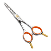 Fenice Peak small thinning scissors with round tip for safe, precise grooming.
