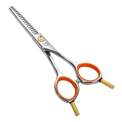 Fenice Peak small thinning scissors with round tip for safe, precise grooming.