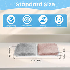 Fenkabs Catit Smartsift filter pad enhances litter box air quality.