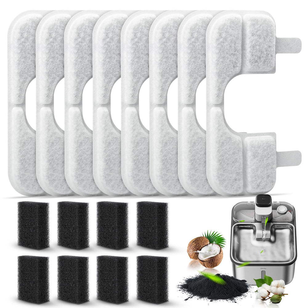 Fenkabs Qinliy Q108 filter 8-pack for clear, pet-friendly water