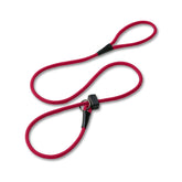 Fenrir Slip Leash full product in red, ideal for training and everyday walks.