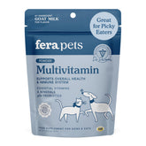 Fera Pets Goat Milk Topper bottle pour — easy dosing for pets