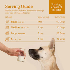 Fera Pets Immune Goat Milk colostrum ingredient close-up