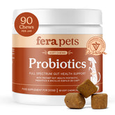 Fera Pets Probiotics packaging with NASC seal shows trust and daily gut support