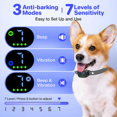Feycig bark collar charging with LED interface for quick power checks.