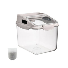 Fhiny 11LB dog food container with large opening door facilitates easy food access