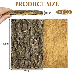 Fhiny cork bark texture closeup highlights rough surface ideal for climbing.