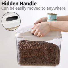 Fhiny dog food storage container airtight seal detail for dry storage