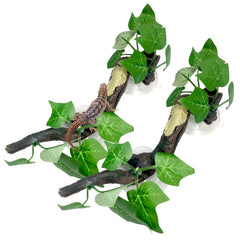 Fhiny reptile corner branch with suction cups for climbing and hiding