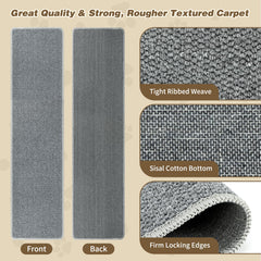 FHTONGE sisal-like back panel adds durable support.