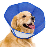 Fickte upgraded dog cone with soft inner layer protects healing wounds