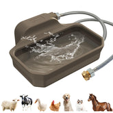 Ficuswin 135oz outdoor water dispenser with a large dog drinking area.
