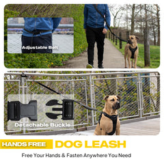 Fida waist crossbody mode keeps hands free during jogs.
