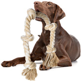 Fida dog rope toy 3 feet for large breeds, promotes interactive play.