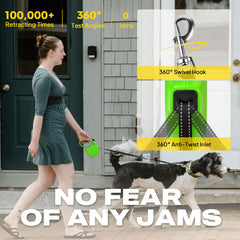 Fida leash reflective tape boosts night visibility and safety.