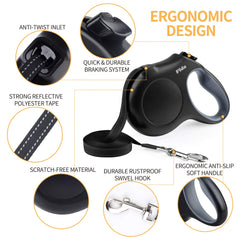 Fida reflective nylon tape boosts visibility at dawn or dusk.
