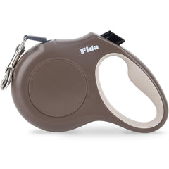 Fida retractable leash 16ft with compact handle for easy daily walks.