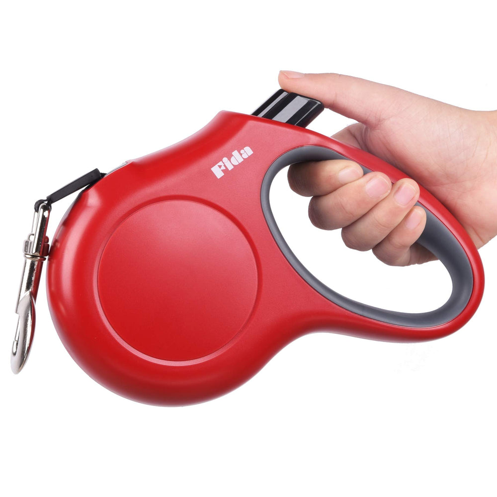 Fida Retractable Leash 16ft with a secure grip for daily walks.