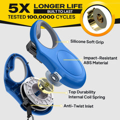 Fida leash ergonomic soft handle for comfortable walks