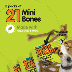 Made in USA Fido bones with kelp parsley and alfalfa for natural care