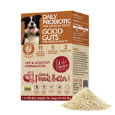 Fidobiotics Good Guts dog probiotic bottle supports daily gut health