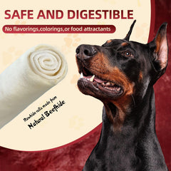 FidoFlix rawhide rolls twist β helps clean teeth during tasty chewing