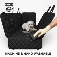 Fidozen waterproof 600D Oxford cover shields seats from spills and dirt.
