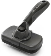 Field & FUR Slicker Brush with comfortable grip for daily grooming and shedding control.