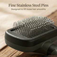 Field & FUR Slicker Brush ideal for doodles and poodles to detangle without pulling.