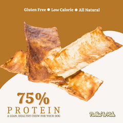 Fieldcrest Farms Nothin to Hide beef-flavor flip chips bite-sized chews.