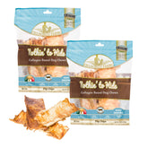 Fieldcrest Farms Nothin' to Hide beef flavor flip chips in pack for long-lasting chews