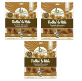 Fieldcrest Farms Nothin to Hide flip chips peanut butter 3-pack on display for dogs.