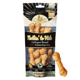Fieldcrest Farms Nothin' to Hide Ultra Knotted Bones front pack for long-lasting chicken chews.