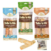 Fieldcrest Farms Nothing to Hide rolls chicken flavor for easy, satisfying chewing