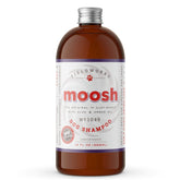 Fieldworks MOOSH bottle front shows a gentle formula for sensitive skin