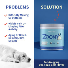 Fifth & Fido easy scoop helps integrate joint care into kibble or wet meals.